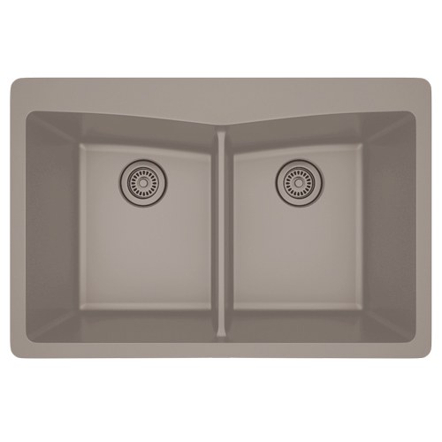 Norwell 50/50 Dual-Mount Quartz Composite Kitchen Sink