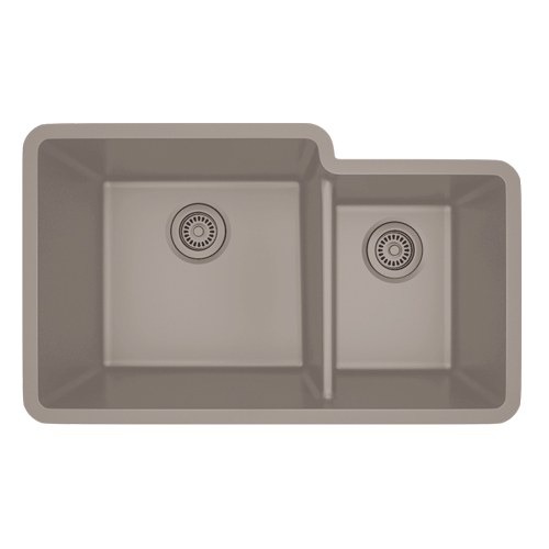 Norwell 60/40 Double-Bowl Quartz Composite Undermount Sink