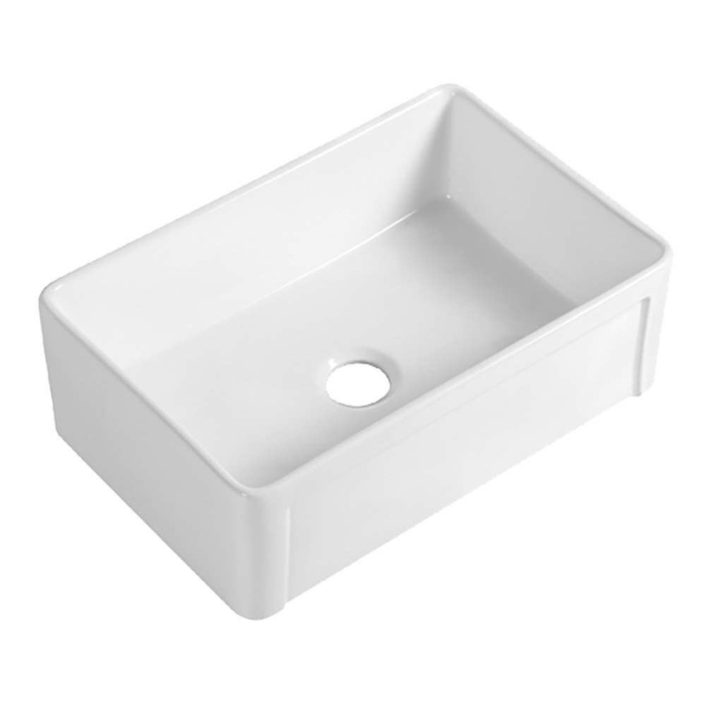 Olvera 30 x 20 in. single bowl fireclay farmhouse sink