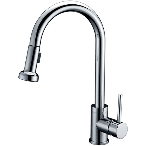 Pavella Single-Handle Pull-Down Kitchen Faucet with Bell Spray Head