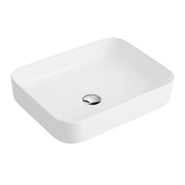 Ravella Thin-Wall Rectangular Porcelain Vessel Sink