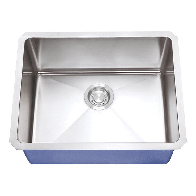 Rivano 19 x 15 in. single bowl undermount bar sink, 16 gauge stainless steel