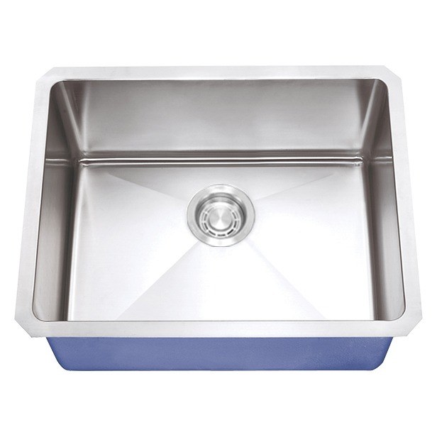 Rivano 23 x 18 in. single bowl undermount bar sink, 16 gauge stainless steel
