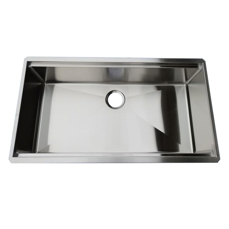 Rivano 36 x 20 in. Undermount Single Bowl Workstation Kitchen Sink