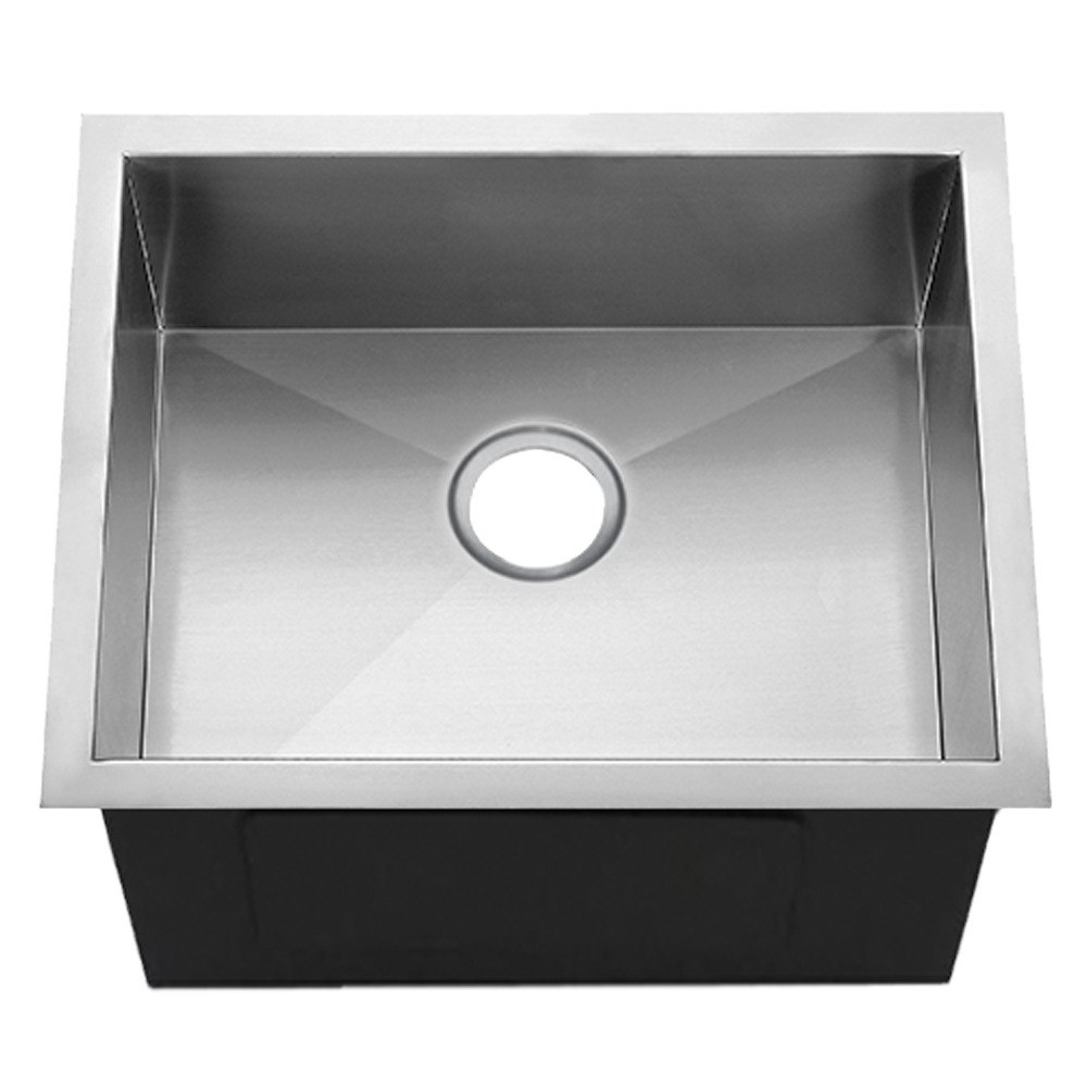 Solano 19 x 15 in. single bowl undermount bar sink, 18 gauge stainless steel