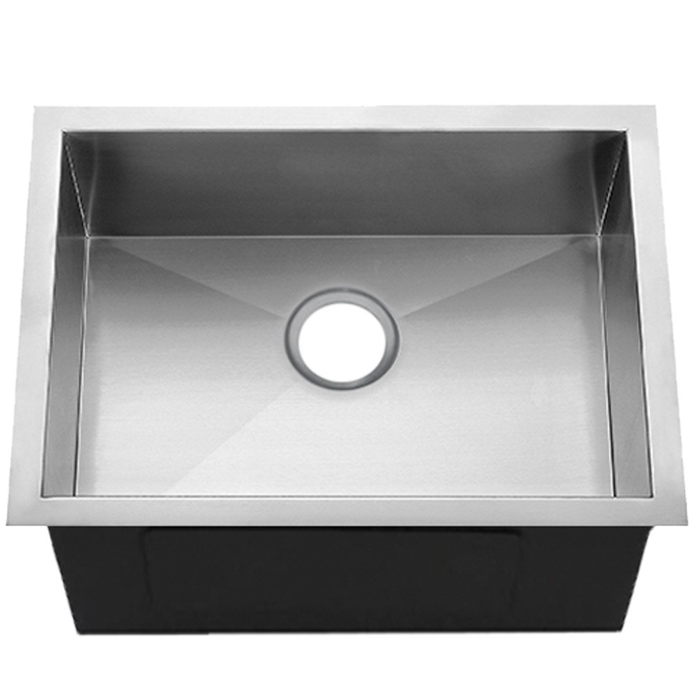 Solano 23 x 18 in. single bowl undermount kitchen sink, 18 gauge stainless steel