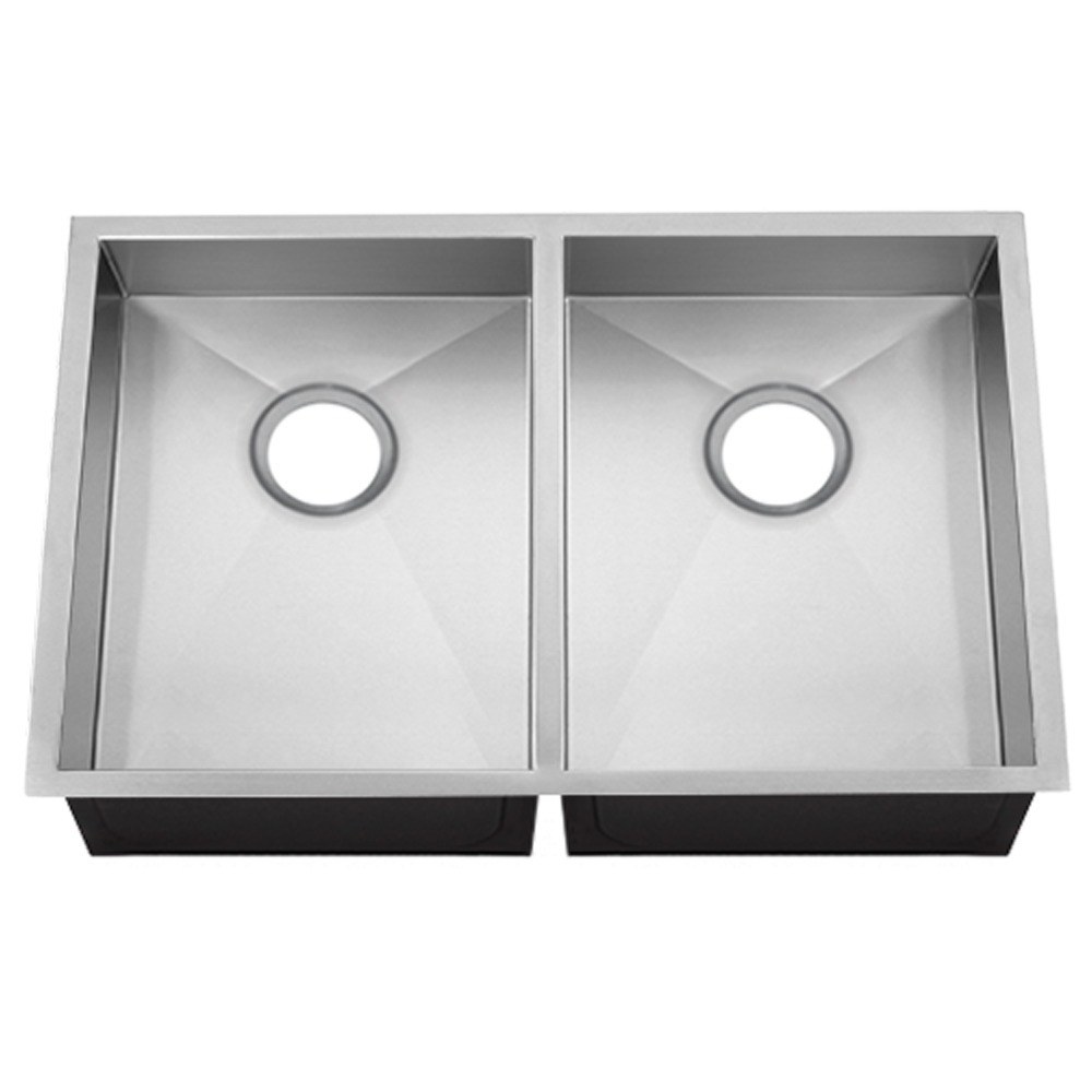 Solano ADA 50/50 Double-Bowl Zero-Radius Undermount Sink