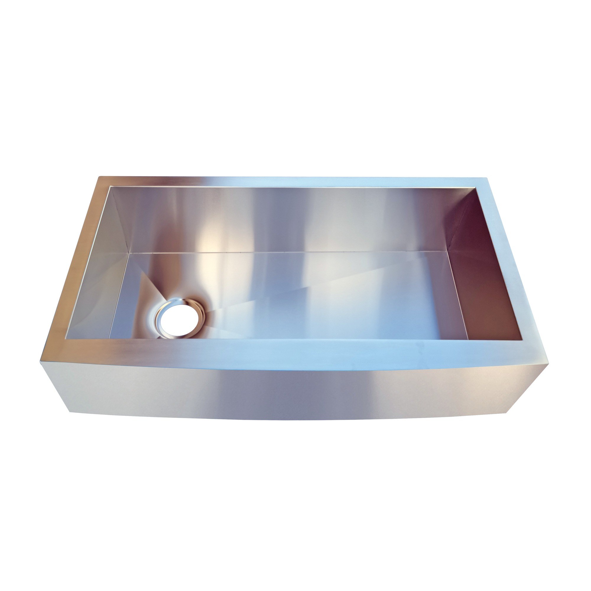 Solano 36 x 20 in. Zero-Radius Apron-Front Kitchen Sink