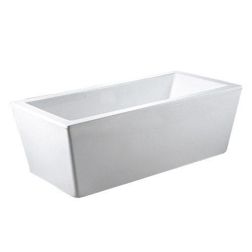 Hartwell Rectangular Freestanding Soaking Tub — 71 Gallon