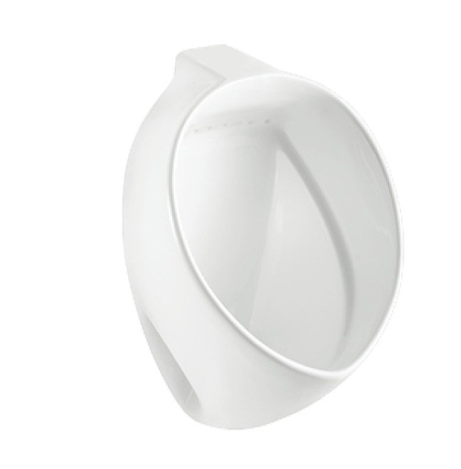 Ashcombe wall-mounted commercial urinal — 13.625 in. wide