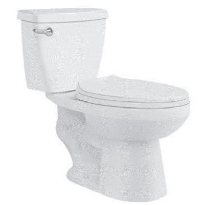 Halbrook two-piece elongated toilet — 1.28 gpf, comfort height