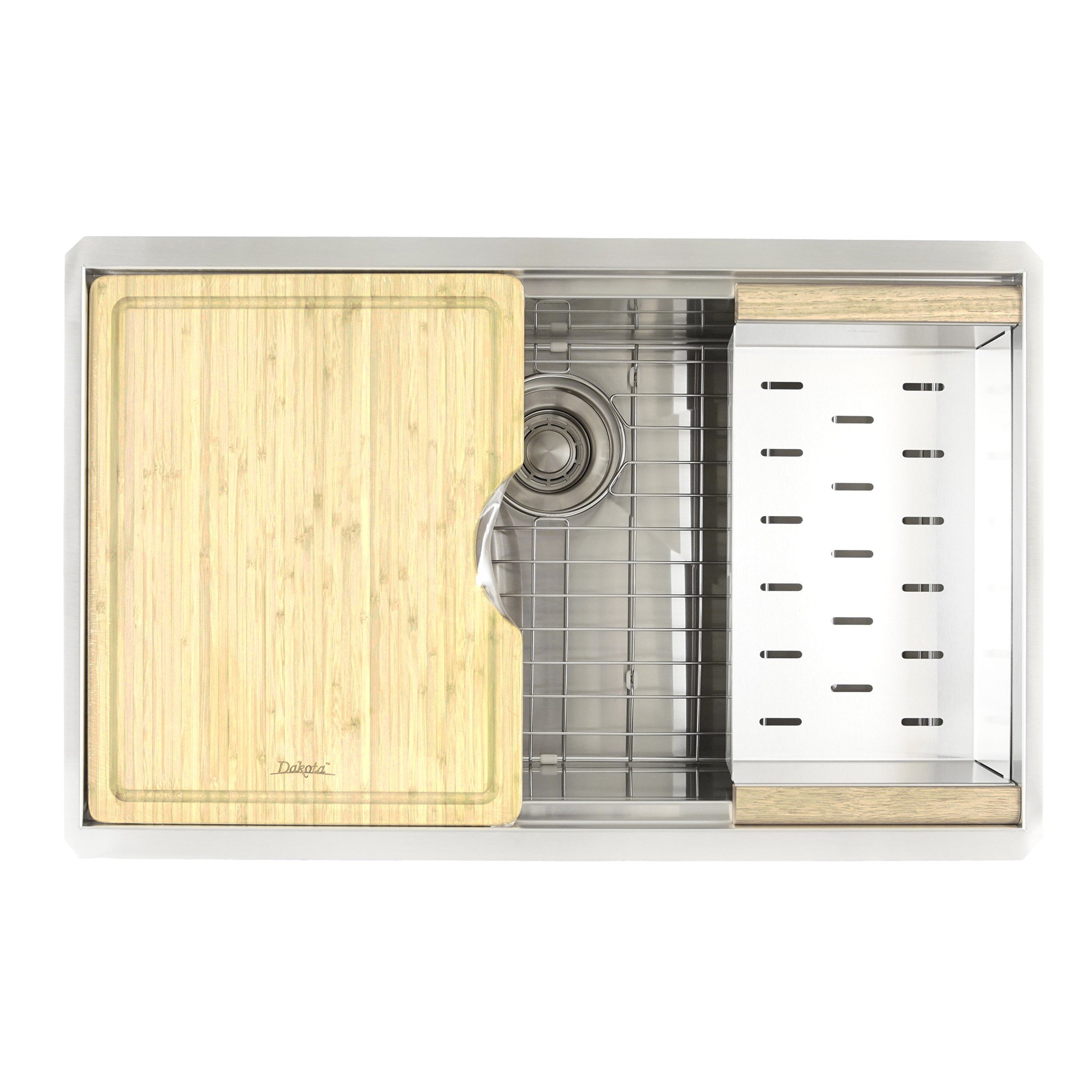 Vantera 30 x 19 in. undermount workstation kitchen sink