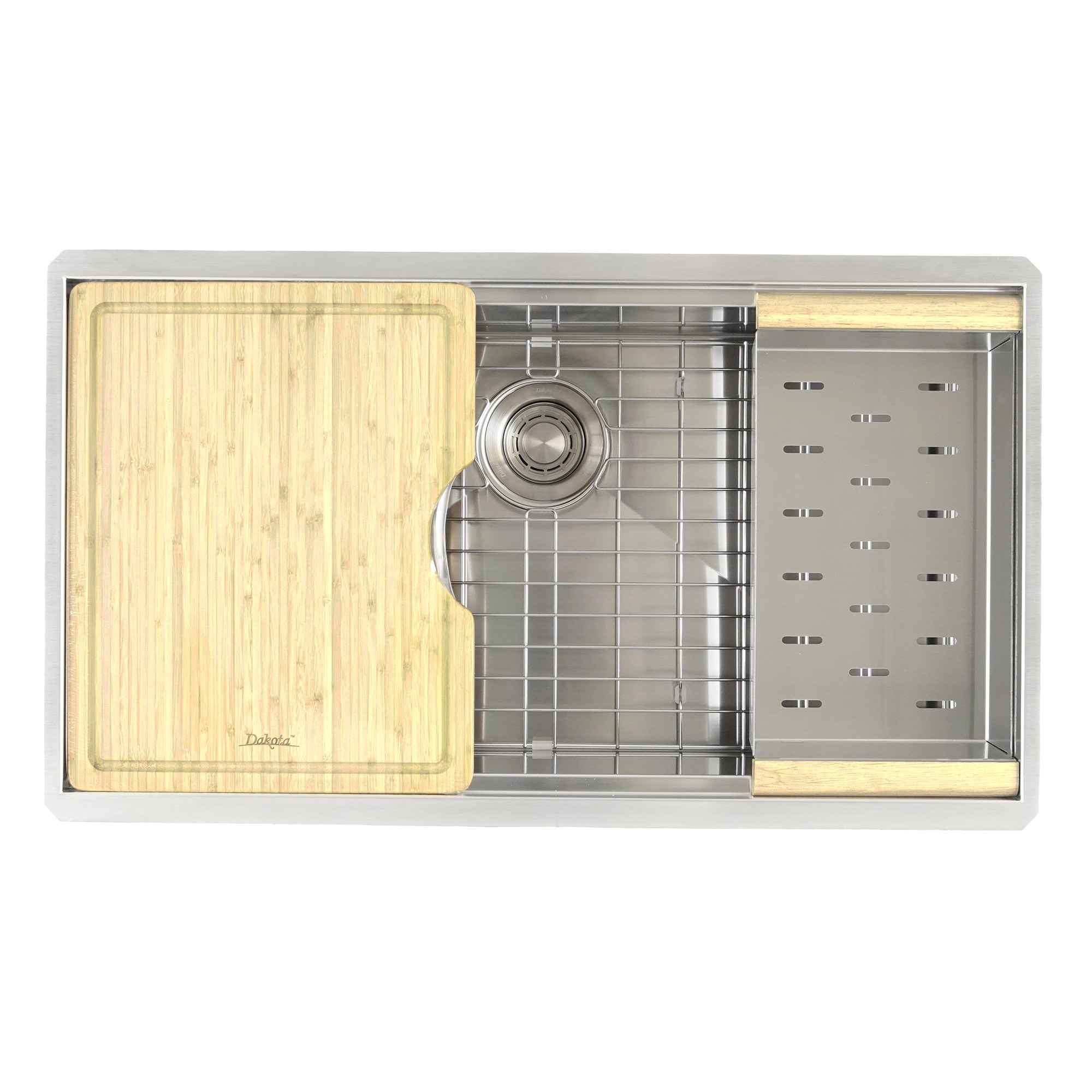Vantera 33 x 19 in. undermount workstation kitchen sink