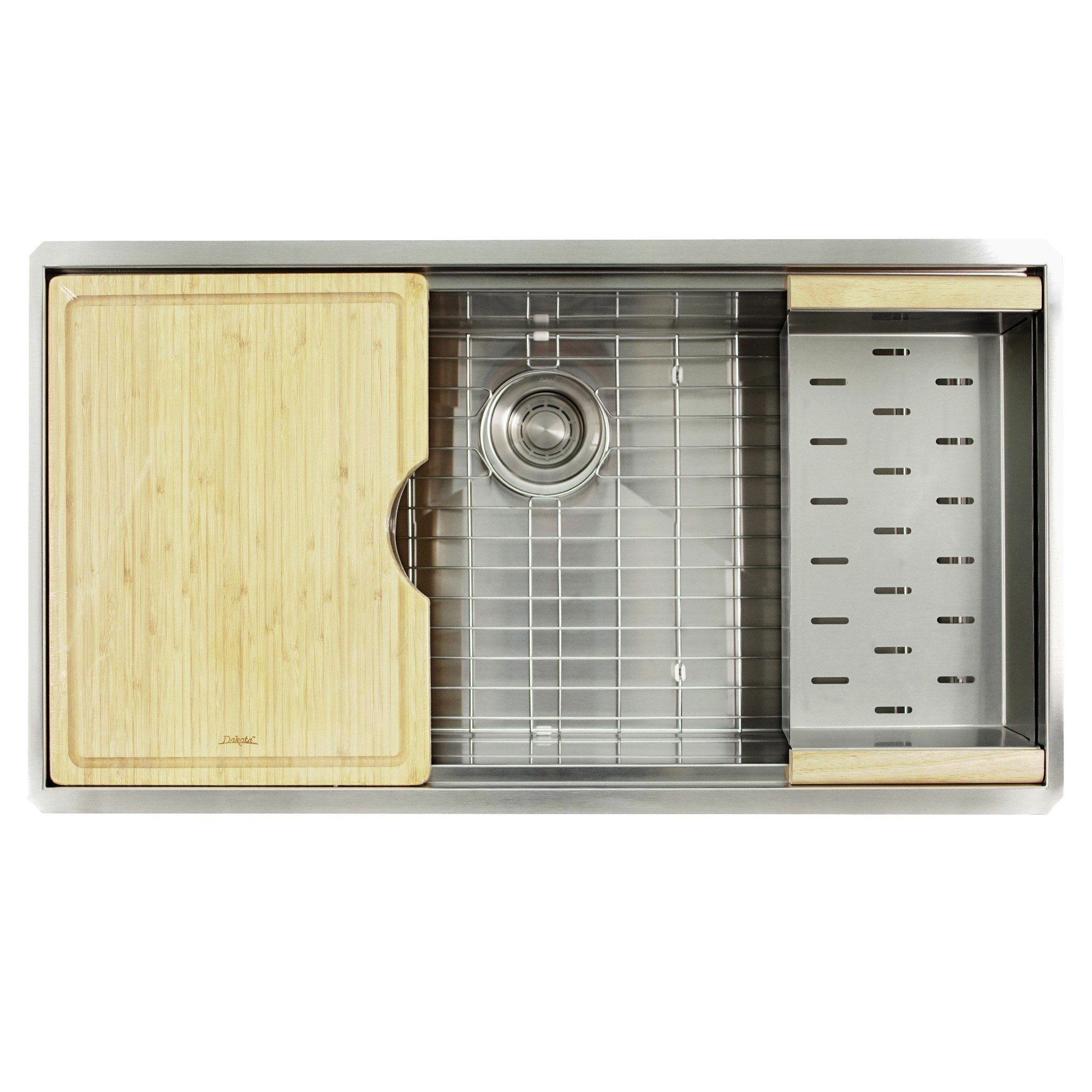Vantera 36 x 20 in. Undermount Workstation Sink
