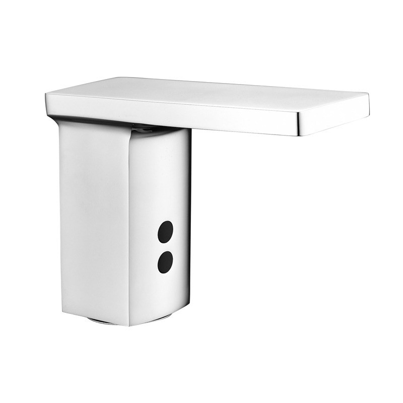 Yvane hands-free sensor bathroom faucet — squared single-hole body