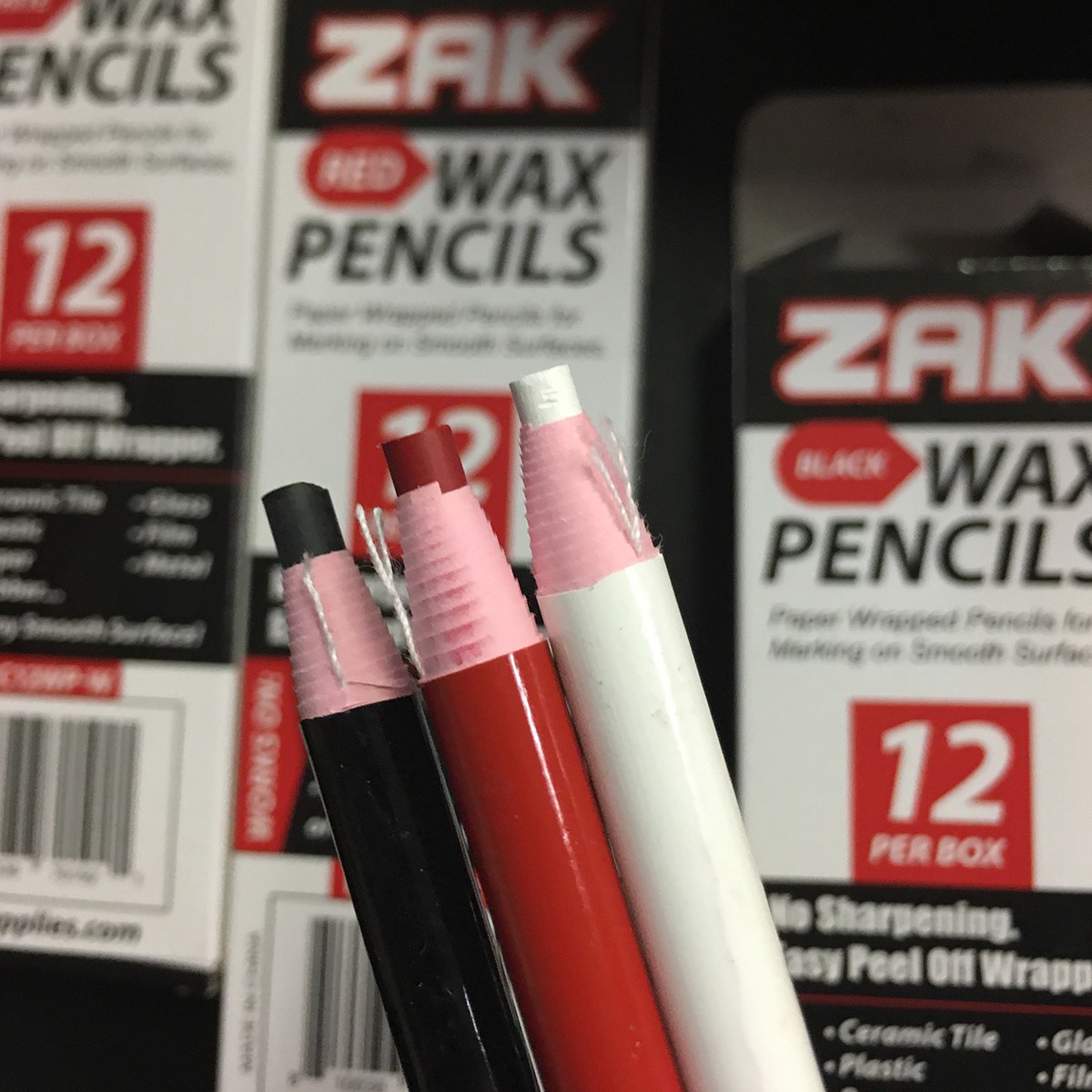 Easy-Peel Wax Marking Pencils