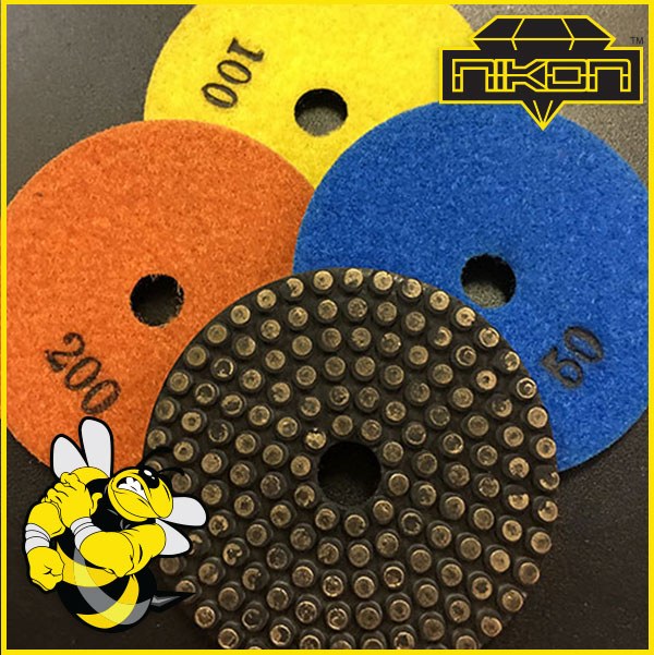 Pro Metal-Dot Concrete Grinding Pads