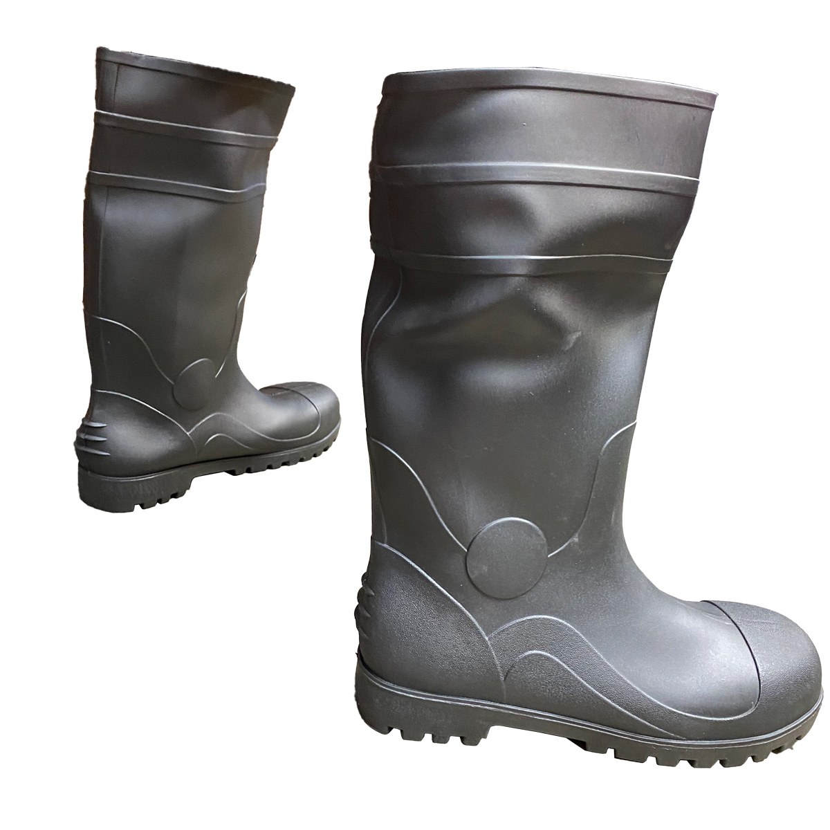 PVC Steel-Toe Work Boots