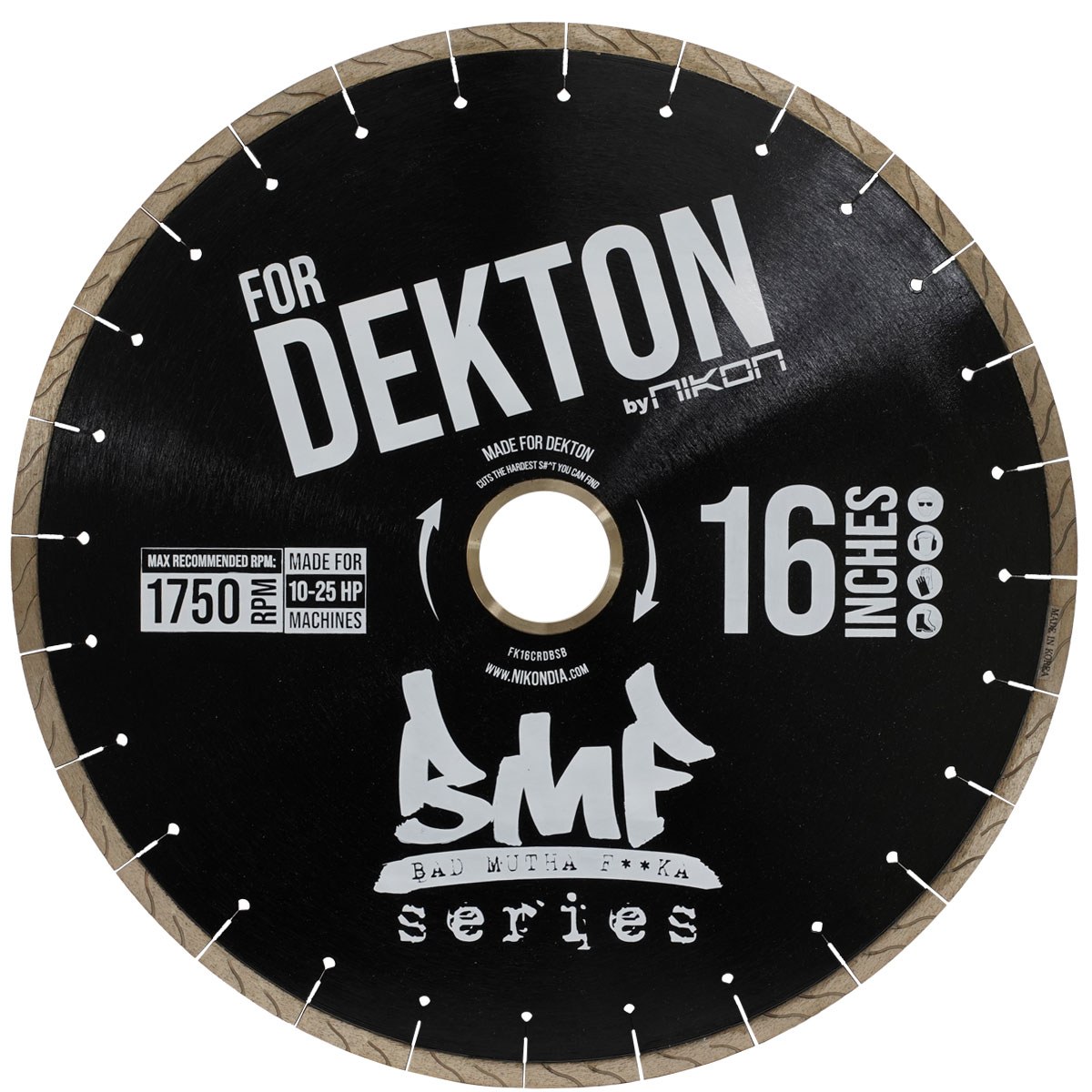 Ultra Continuous Rim Bridge Saw Blade for Sintered Surfaces