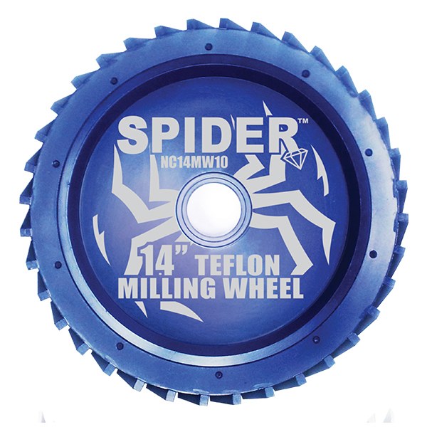 Contractor Teflon Milling Wheel — 14 in.